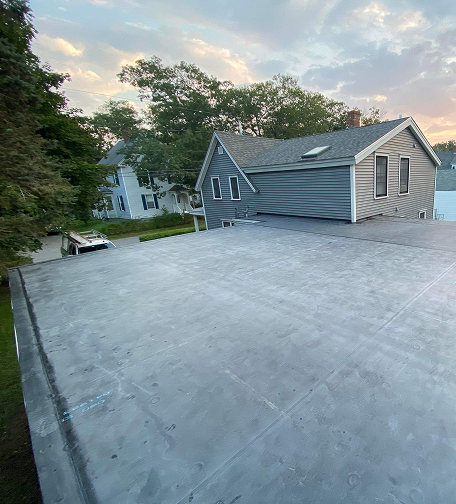 roof replacement company topsham maine